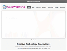 Tablet Screenshot of circlewebworks.com